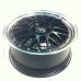 B9 17x7.5  4x100 5x100 5x112 73.1 BLACK POLISHED